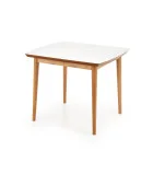 FOLDING TABLE BARRET, TABLE TOP - MATTE WHITE, LEGS - LEFKAS OAK order